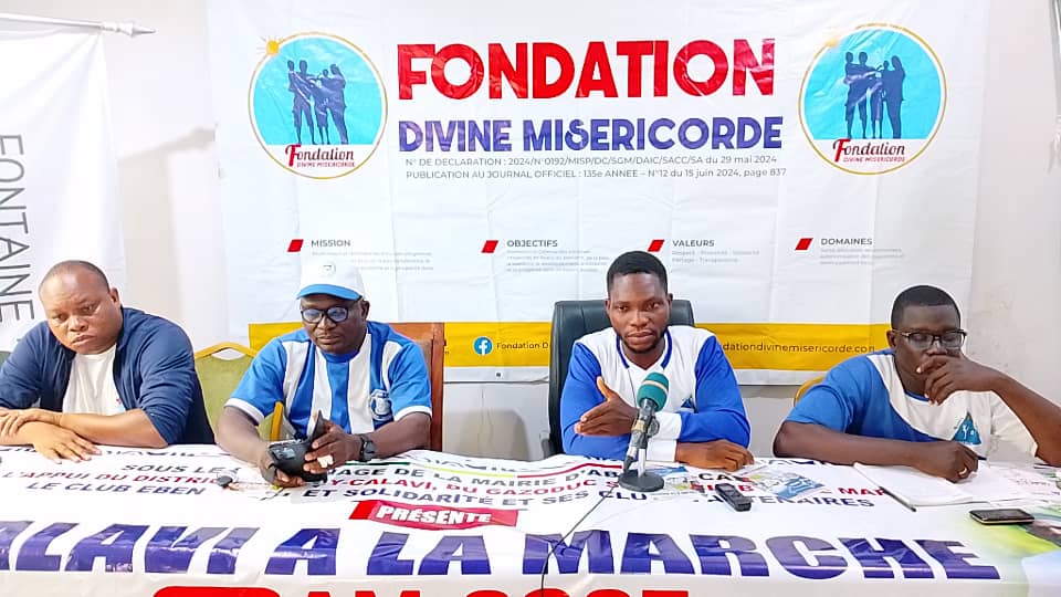 CONFERENCE DE PRESSE DU CLUB EBeN SPORT EN PARTENARIAT AVEC LA FONDATION DIVINE MISERICORDE
